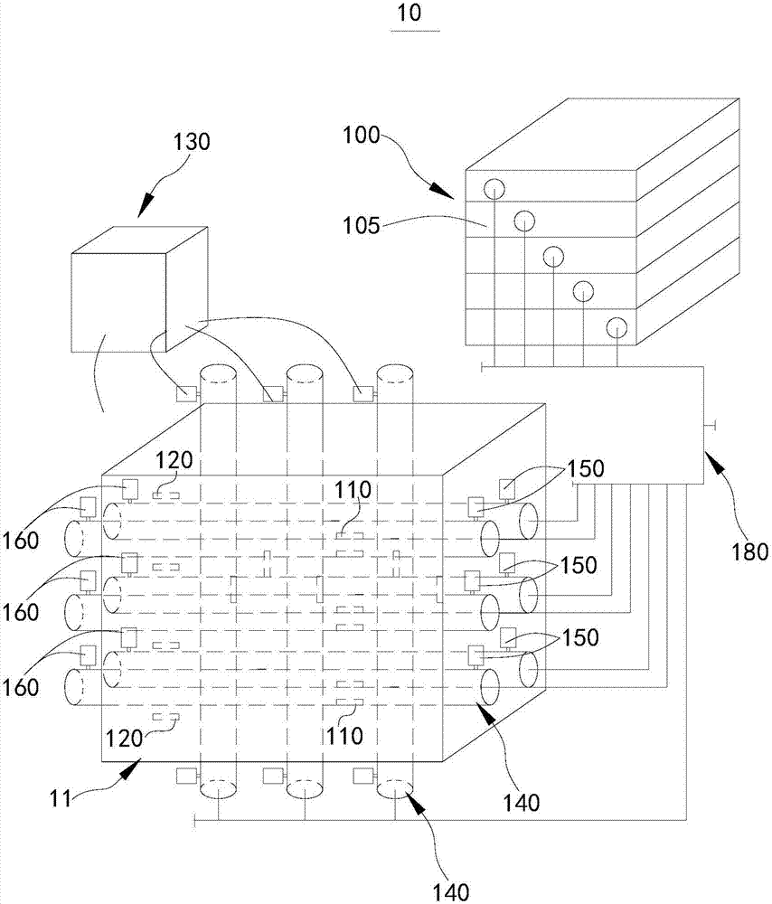 Mass concrete temperature control equipment and temperature control method