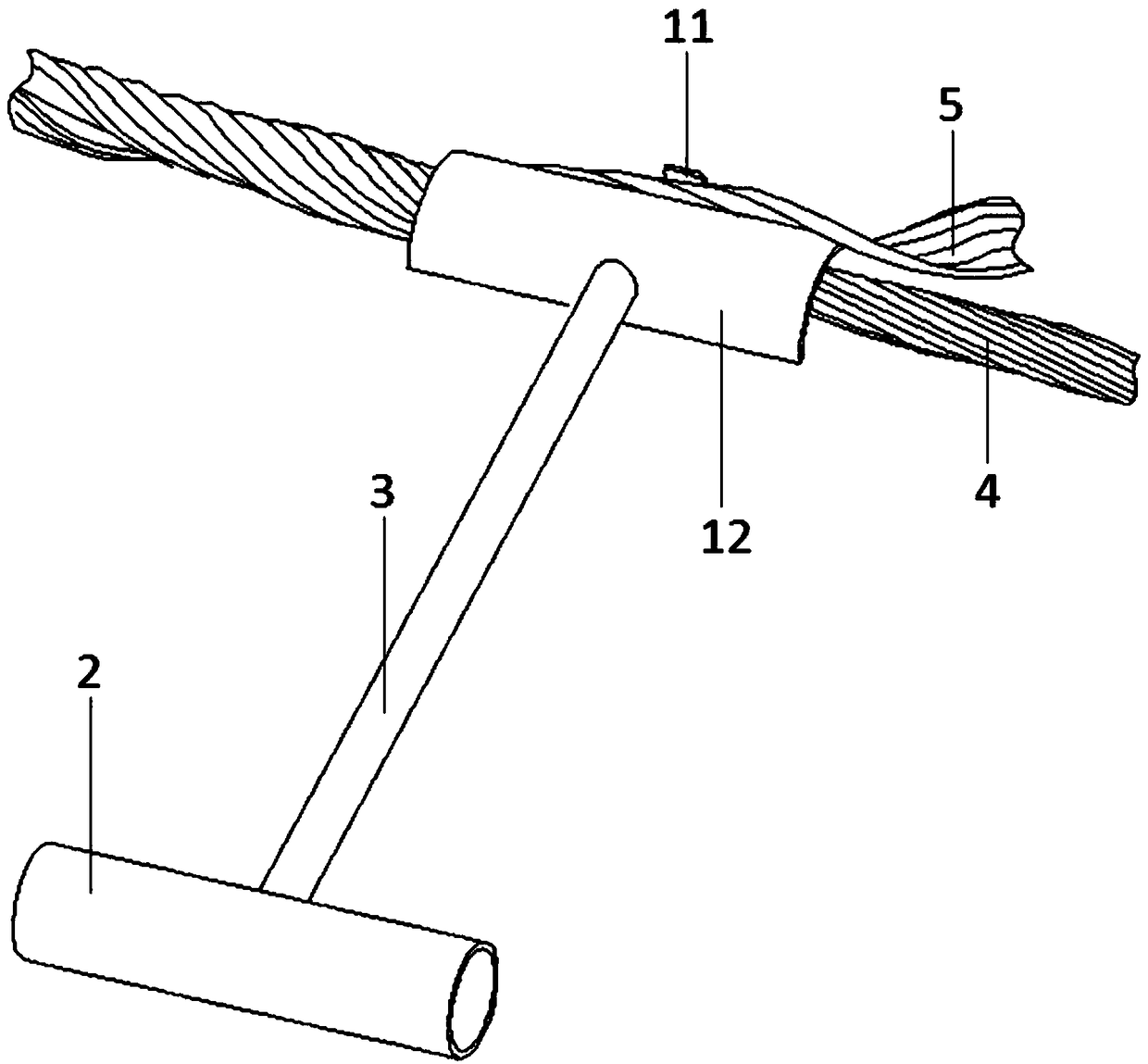 Full-tension splice strip winding device