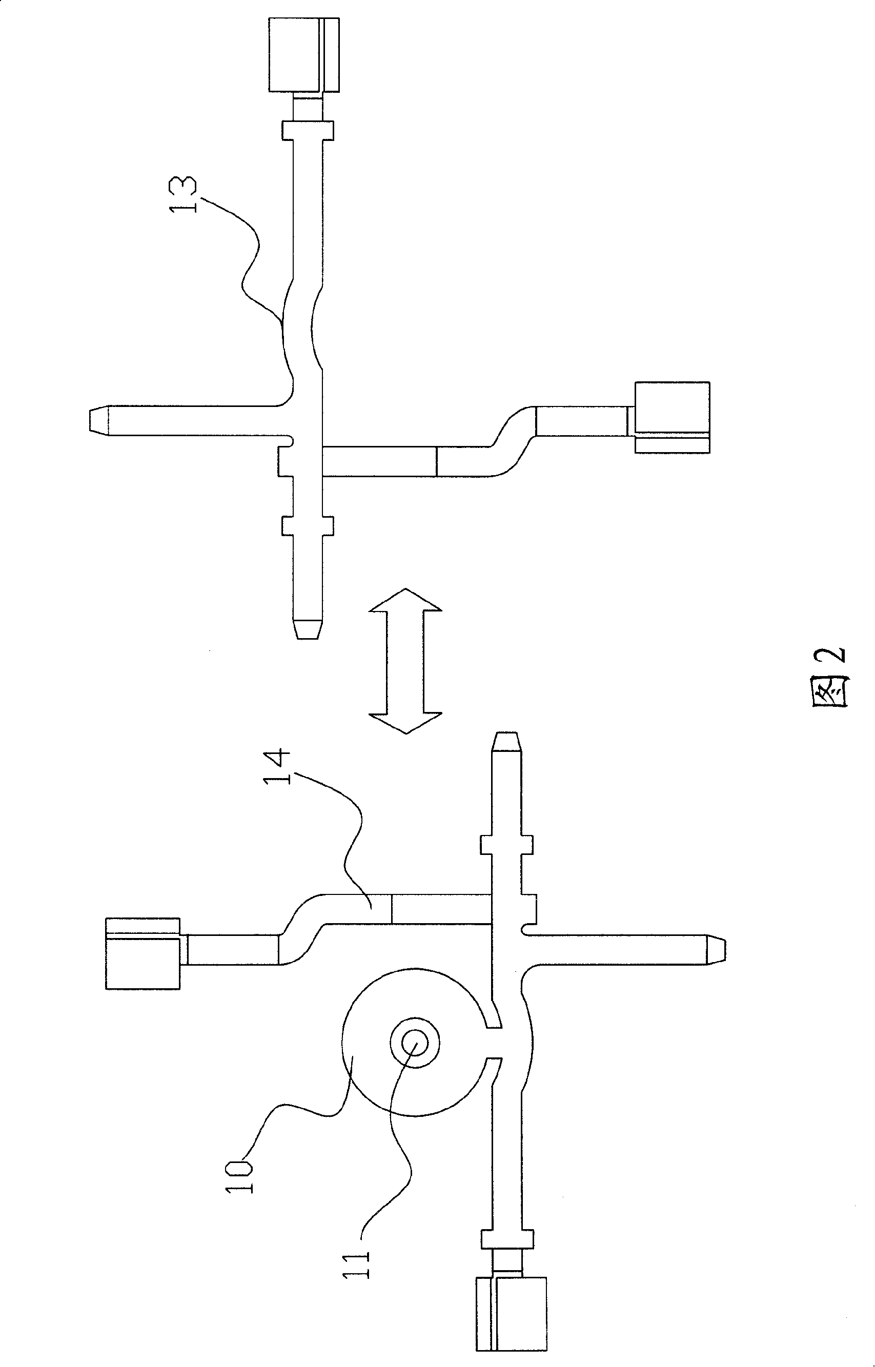 Luminous diode with jointing construction and its system