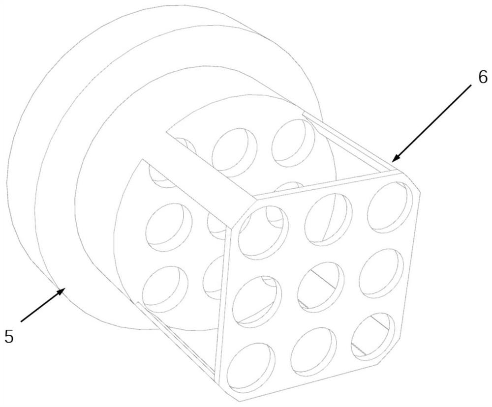 Formaldehyde gas generating device based on paraformaldehyde emission depolymerization