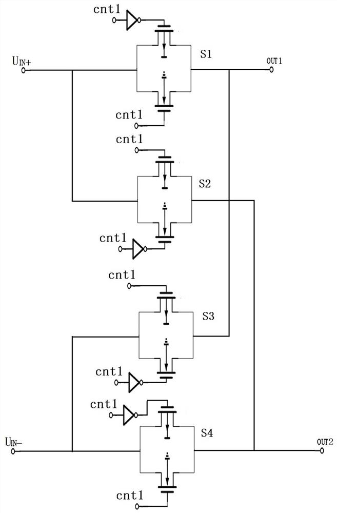 Method for eliminating direct-current offset voltage of low-speed signal measurement link