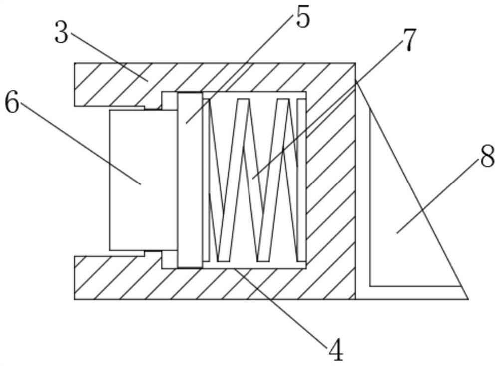 A toe splicing steel plate for concrete compression molding