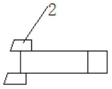 Manufacturing method of inclined electroslag welding component shaped like Chinese character 'ri'