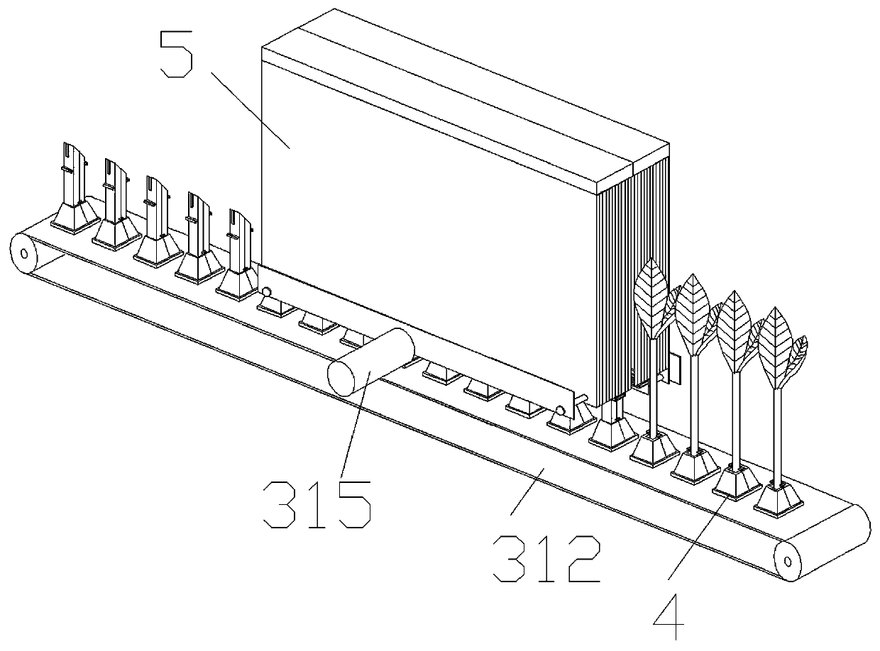 Tobacco stock device with function of aseptic treatment