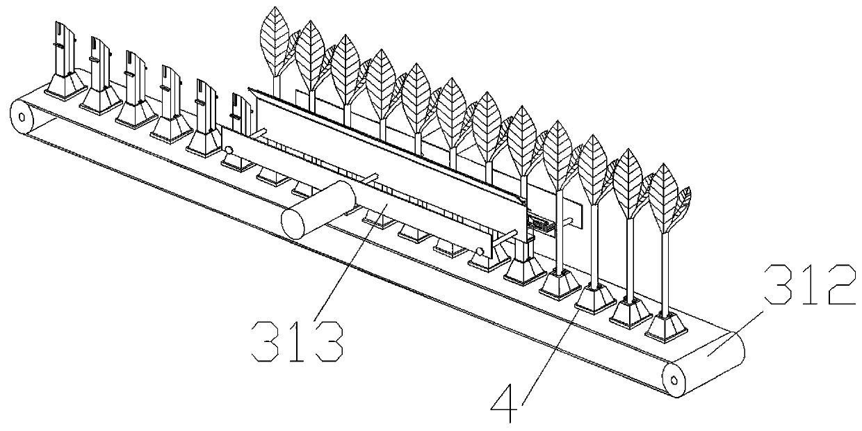 Tobacco stock device with function of aseptic treatment