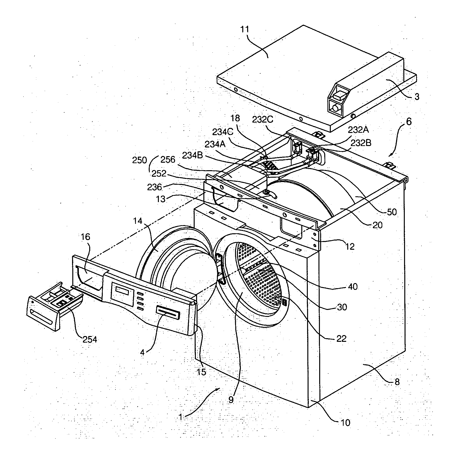 Detergent supplying apparatus of washing machine