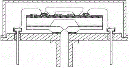 Silicon-silicon-bonding-based pressure sensor capable of isolating packaging stress