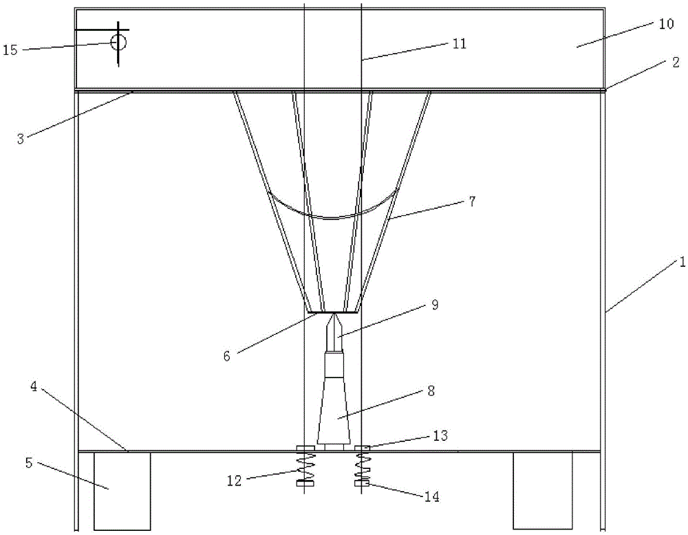 Experimental device and experimental method for simulating anti-floating anchor-concrete plate composite structure