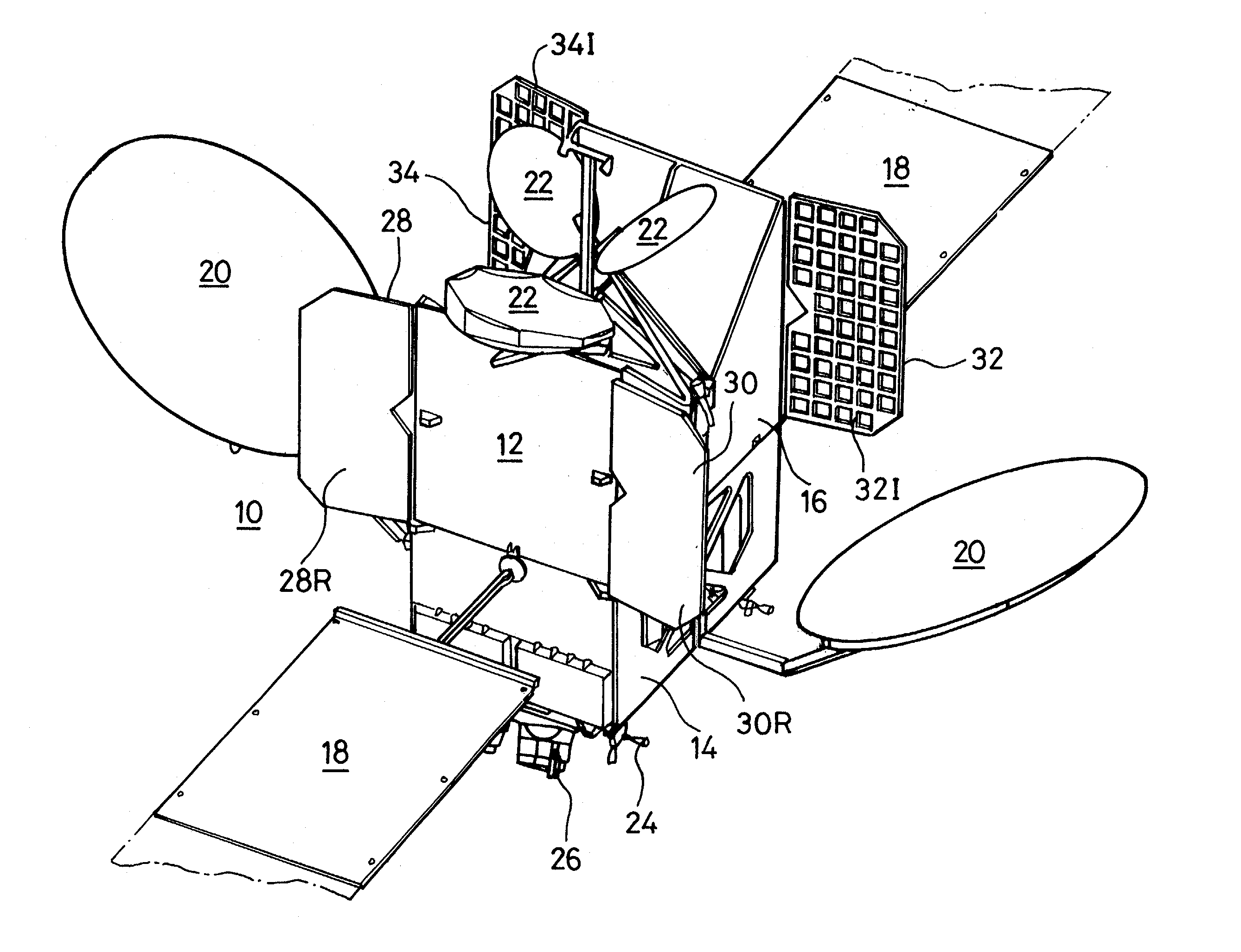 Deployable radiator for a space vehicle