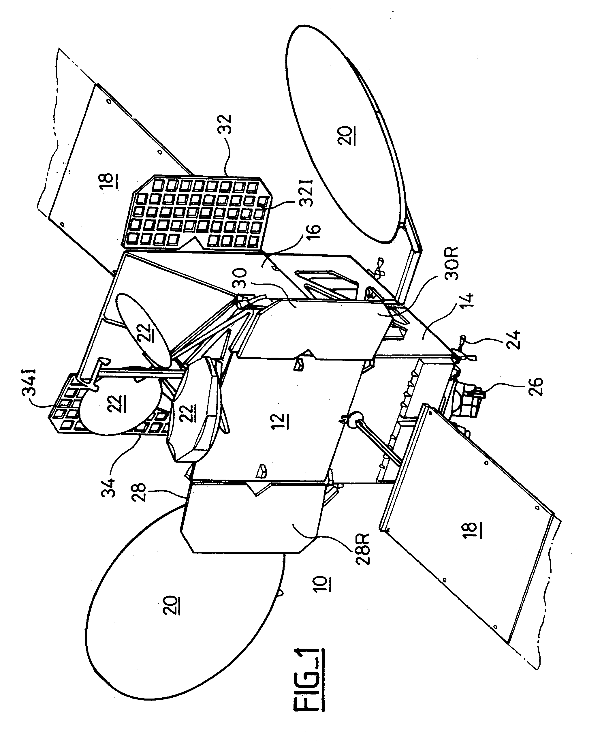 Deployable radiator for a space vehicle