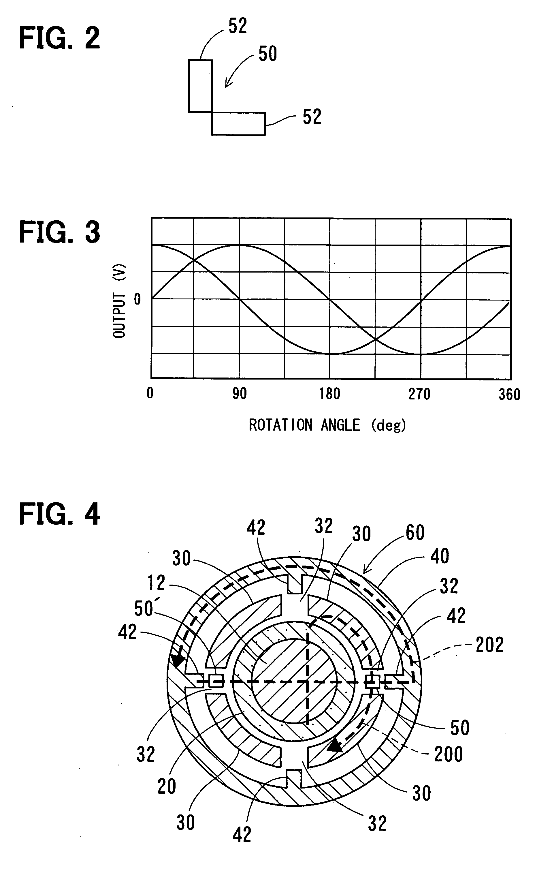 Rotation angle detecting device