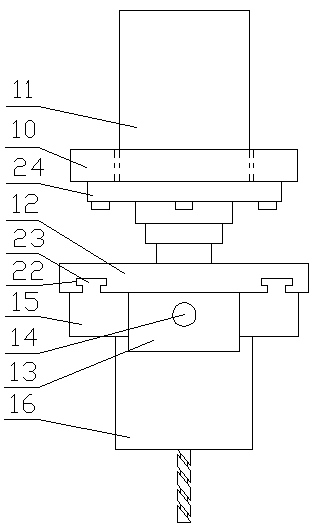 Hole group processing device for machining