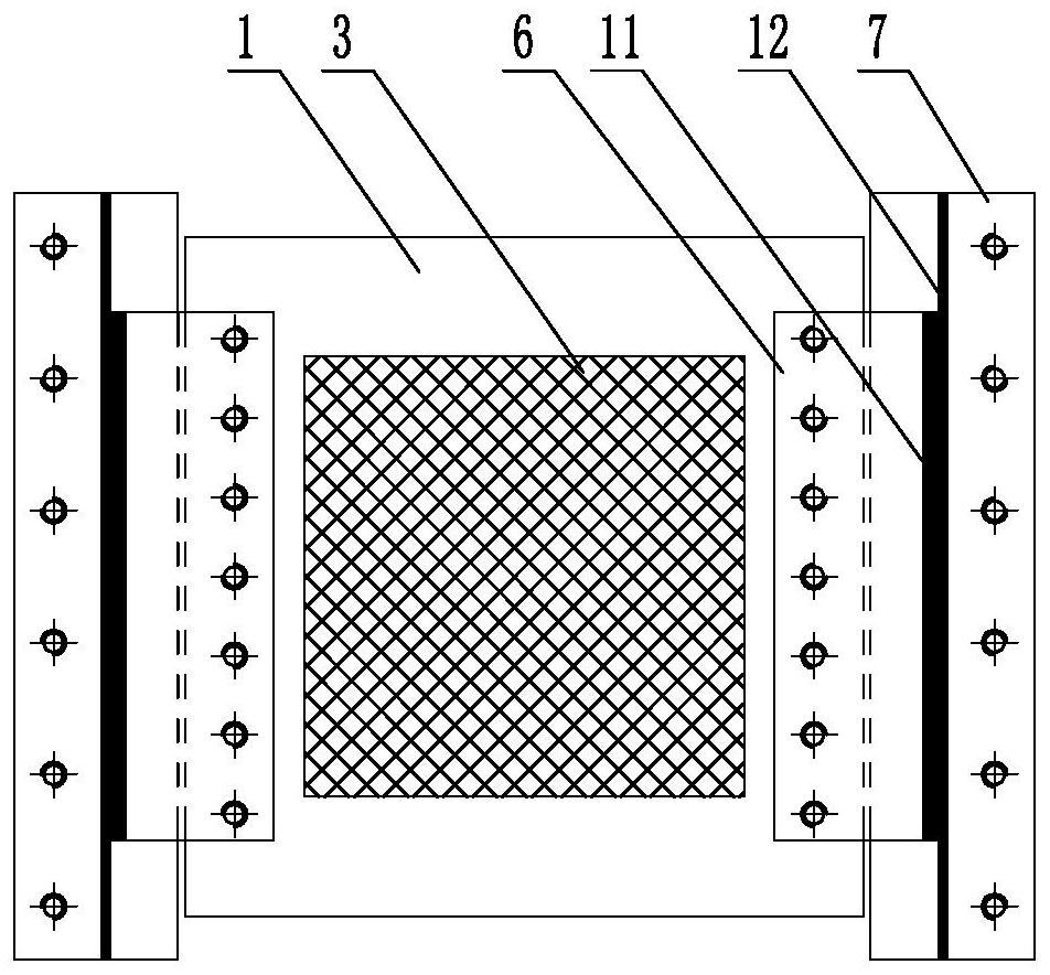 Tensile sliding rubber support