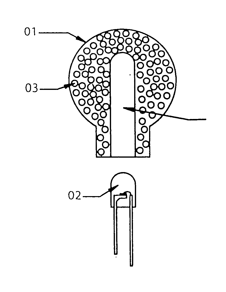 Structure of LED decoration lighting set