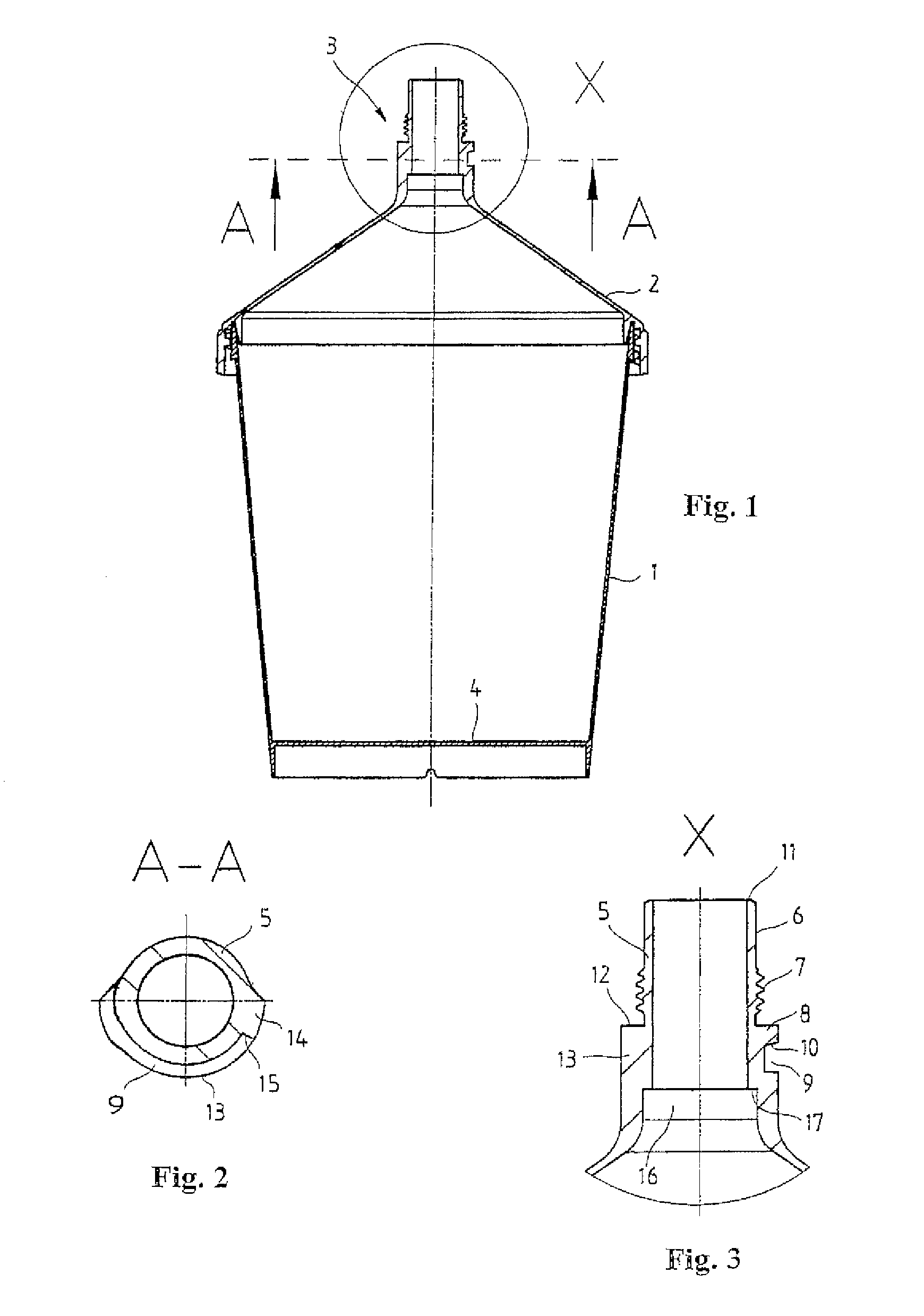 Flow reservoir for a paint spray gun