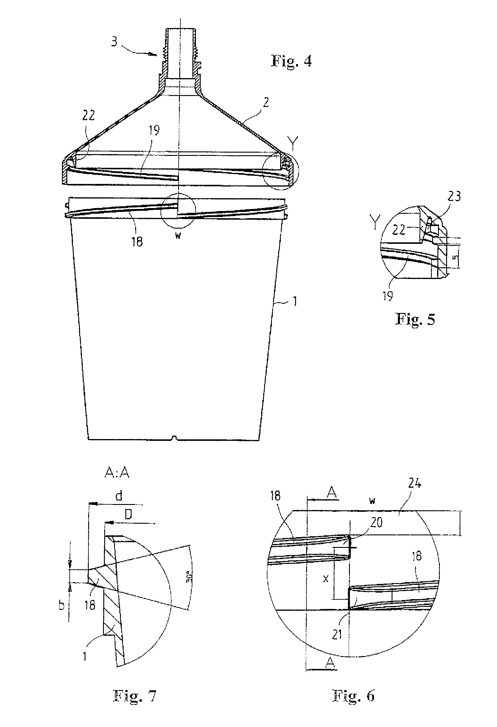 Flow reservoir for a paint spray gun