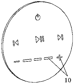 A light-emitting touch key and a key light effect interaction method