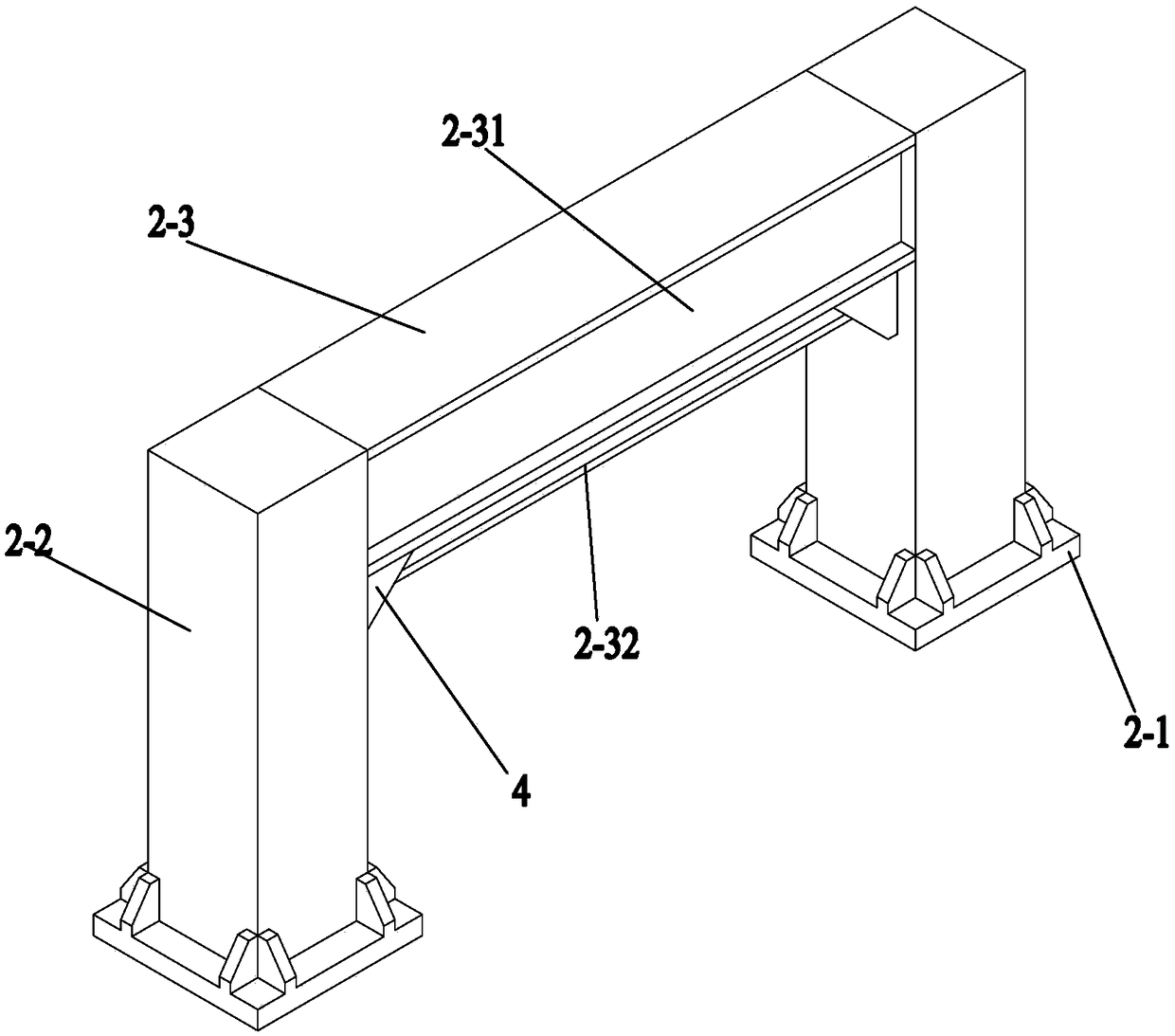 Horizontal free sliding anti-drawing device