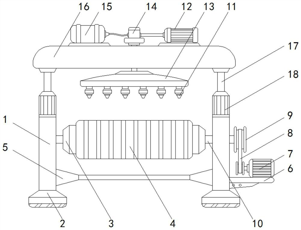 Coating spraying device for black silicon production