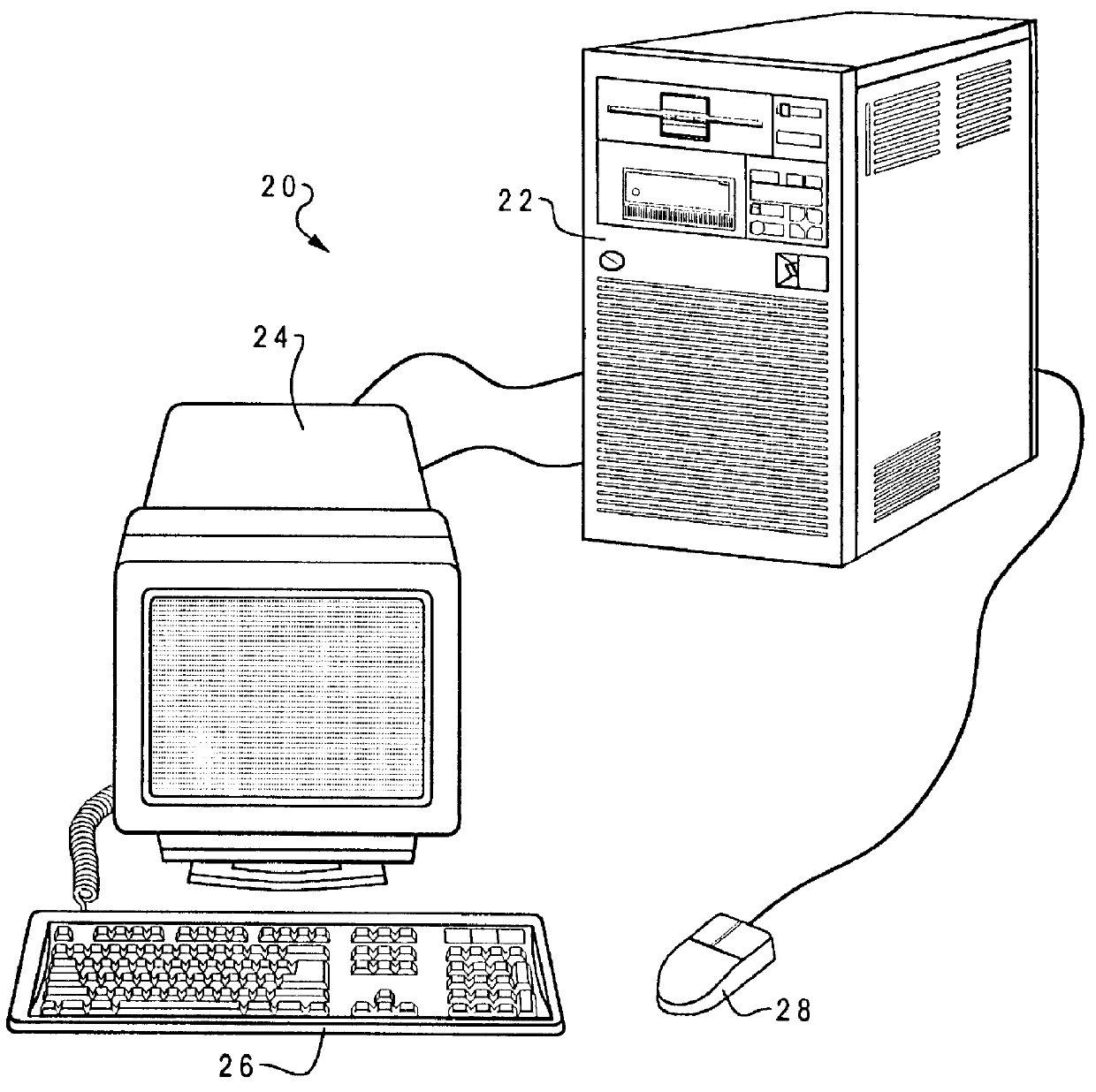 Method and system for locating and displaying the position of a cursor contained within a page of a compound document