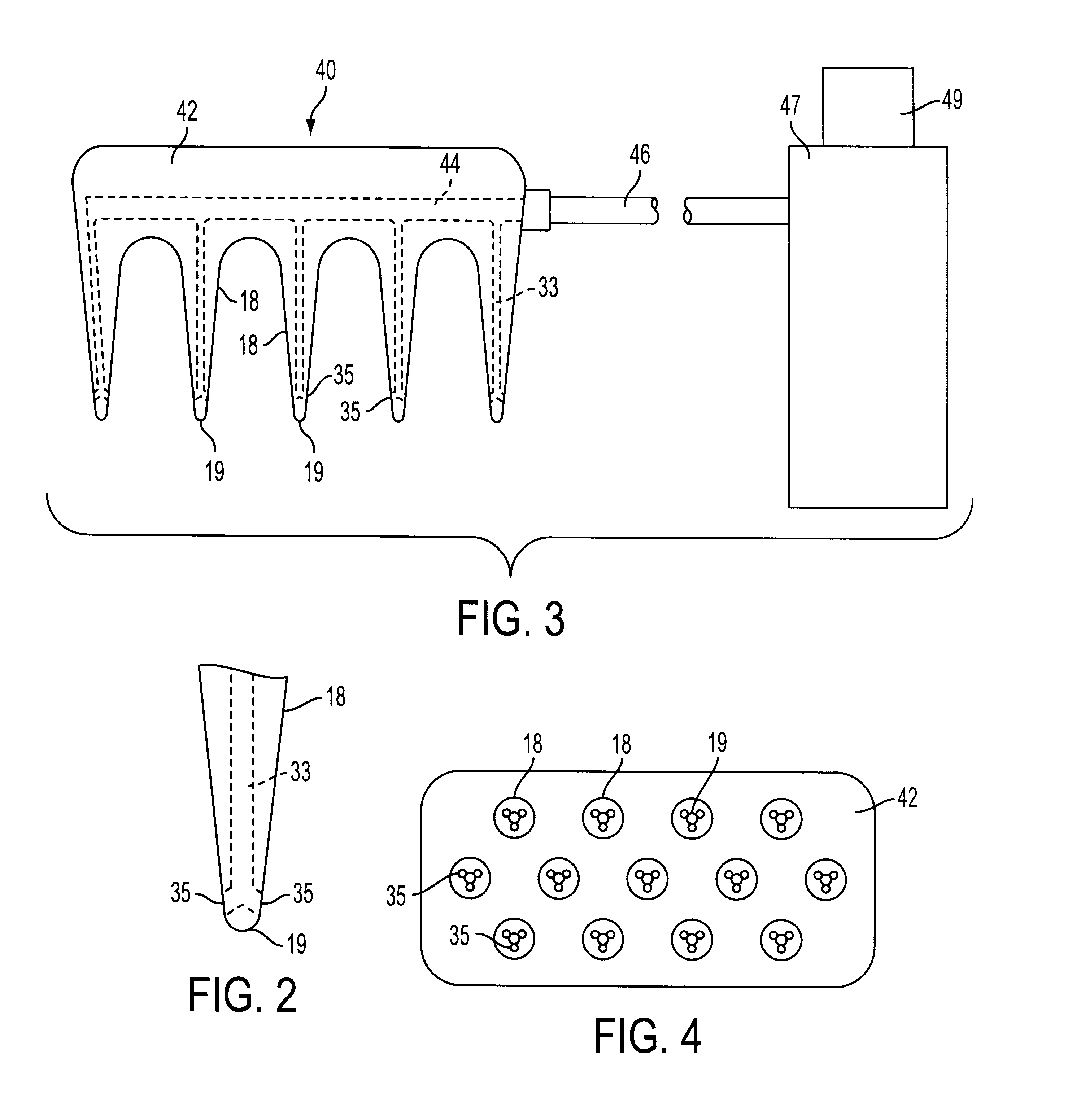 Applicator for applying liquids to hair-covered skin