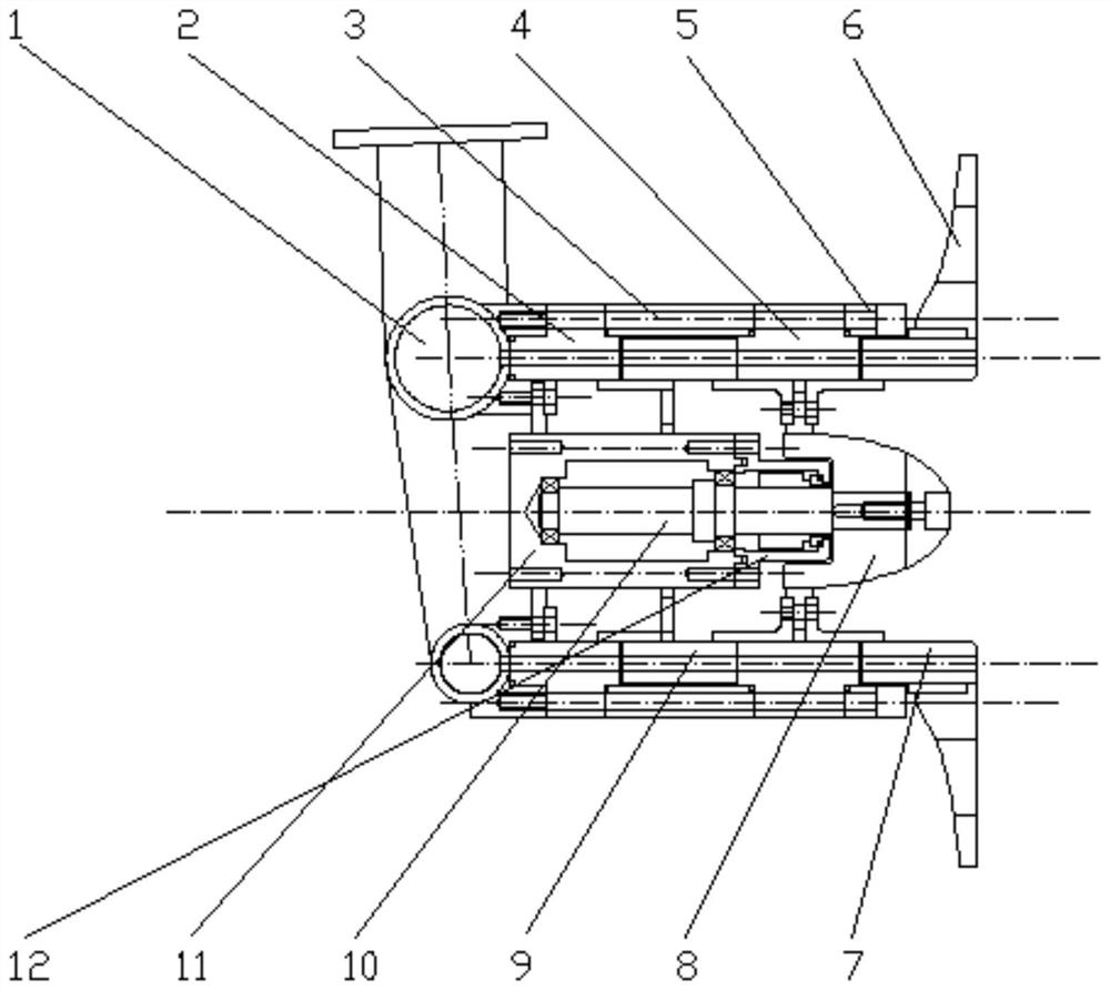 A miniature two-stage vortex pump hydraulic thruster