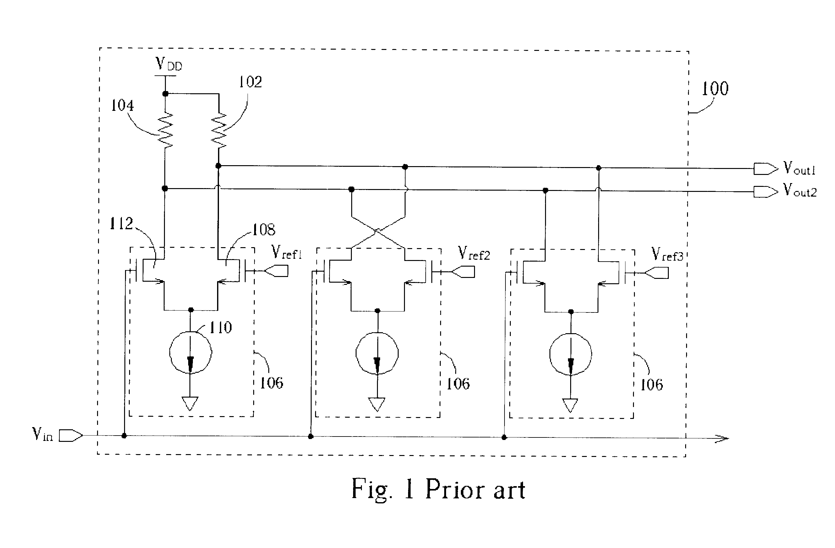 Folding analog to digital converter capable of calibration and method thereof