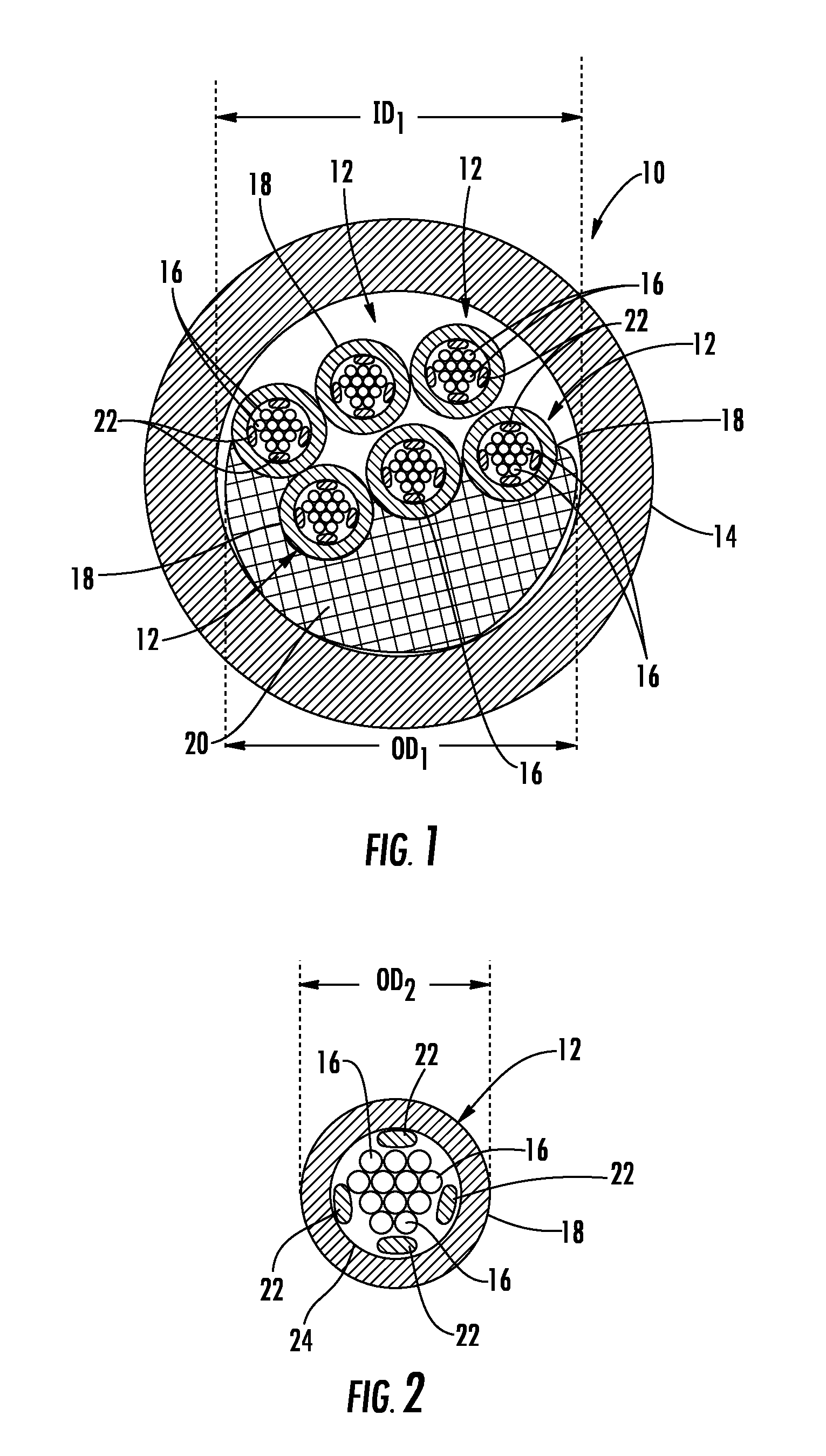 Multi- fiber, fiber optic cable assemblies providing constrained optical fibers within an optical fiber sub-unit, and related fiber optic components, cables,  and methods