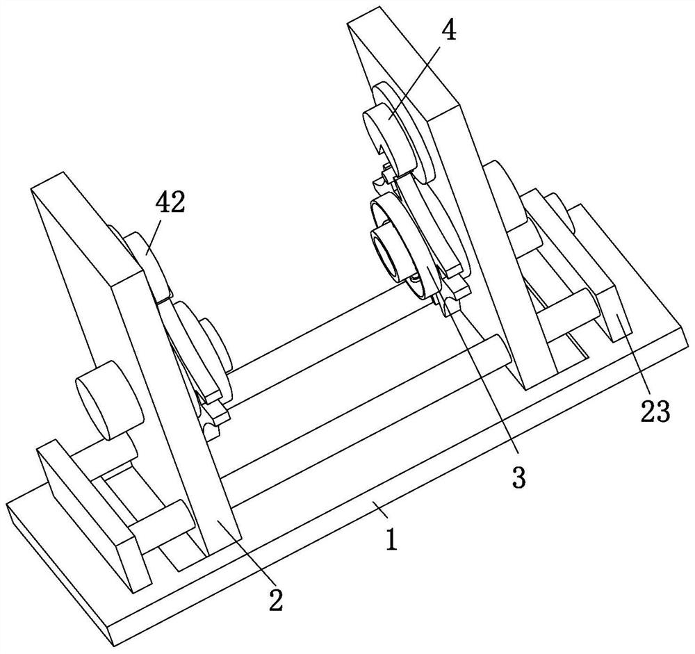 A silicon crystal rod rotary processing system