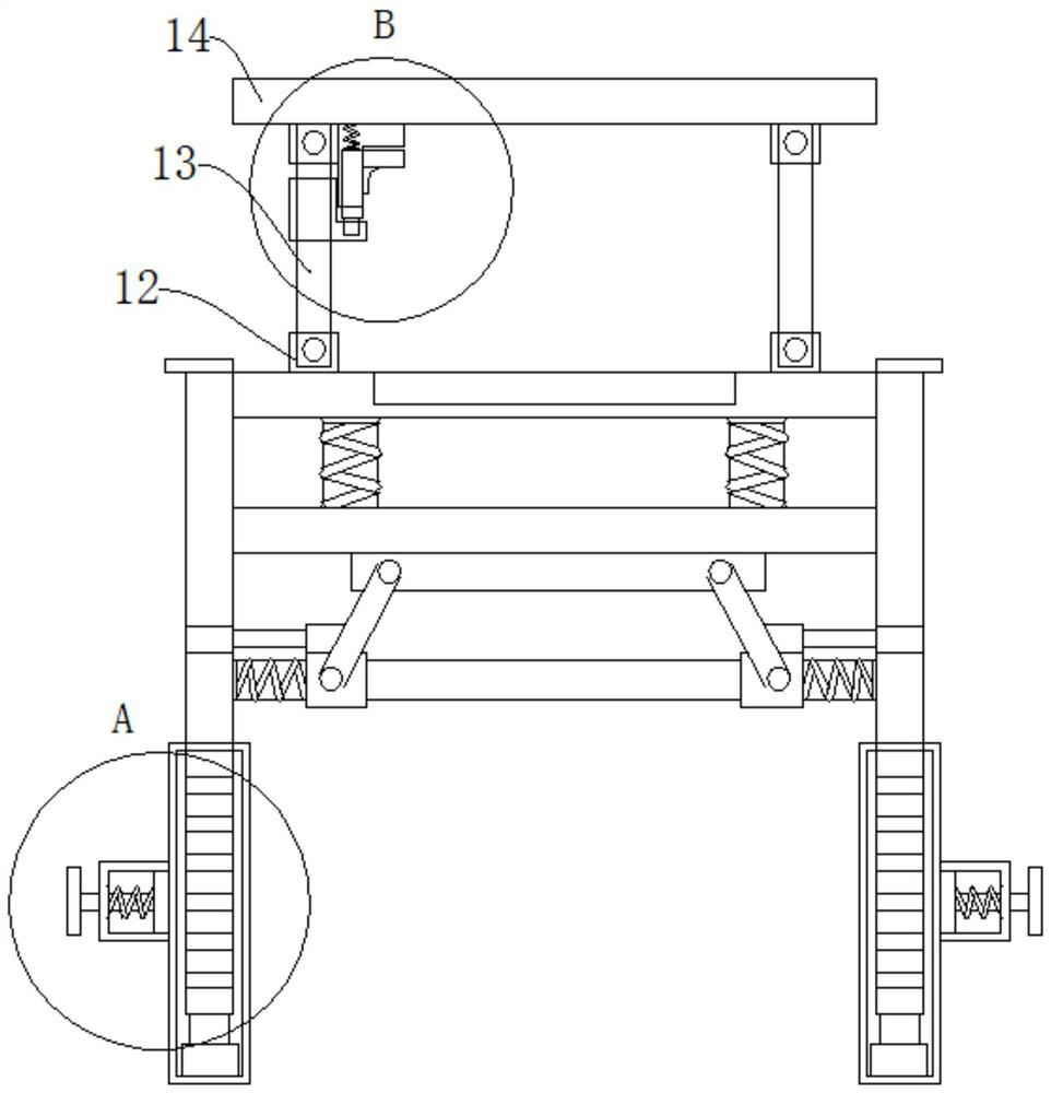 Supporting device for steel structure house construction