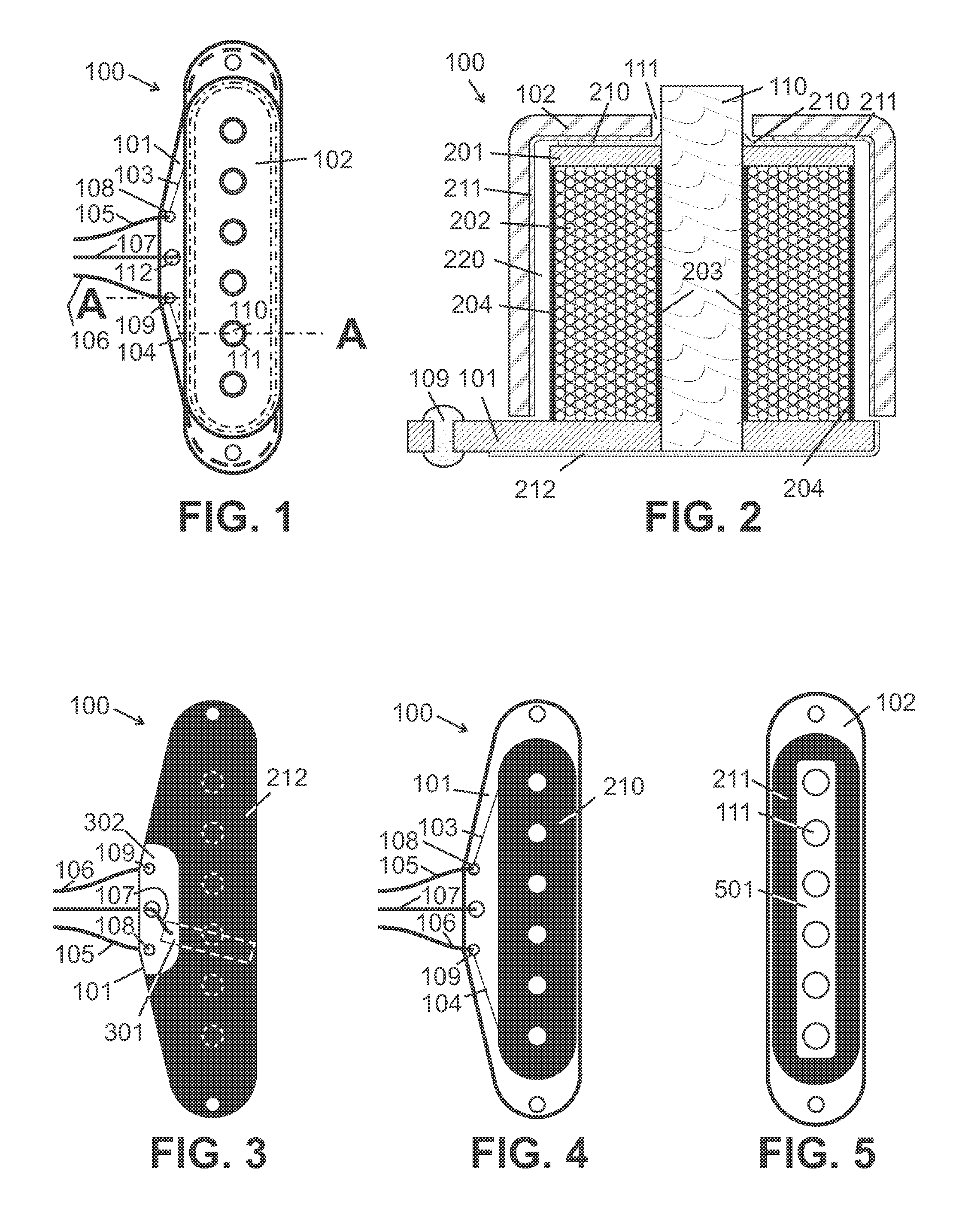 Electrostatic interference shield for musical instrument pickups