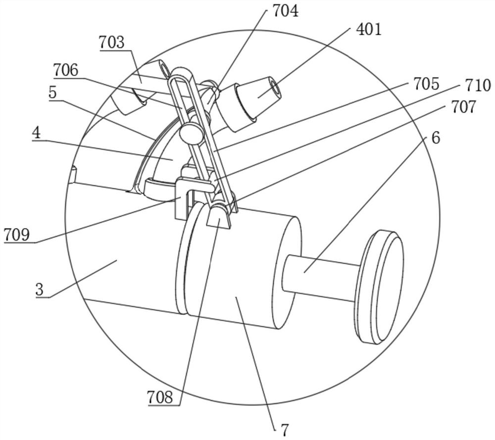 Garden water supply irrigation device for ecological resource circulation