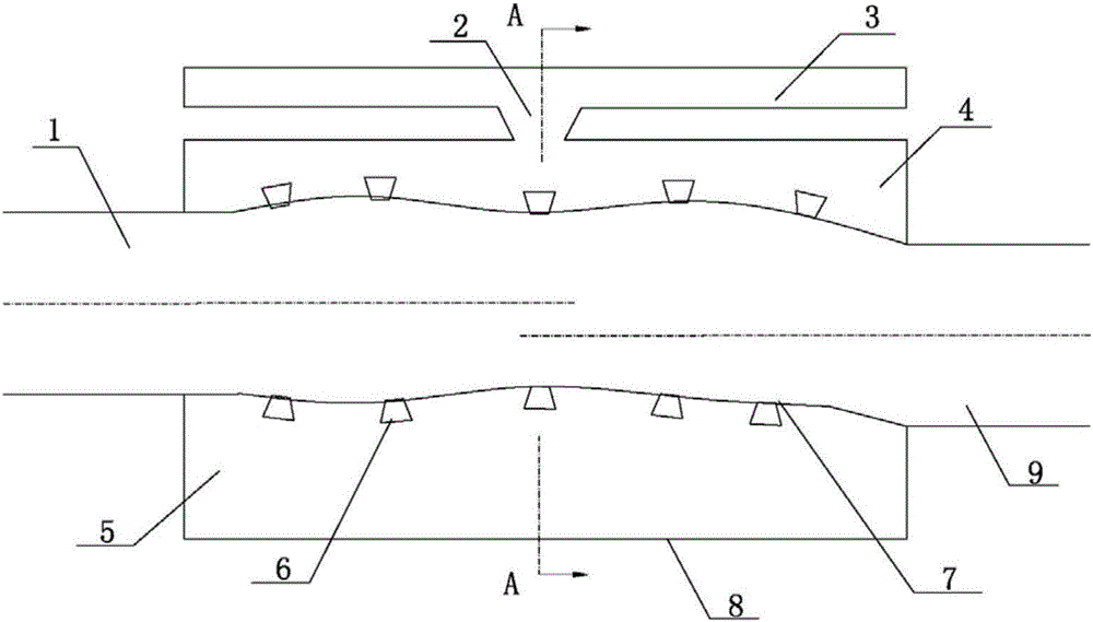 Full-frequency-band variable-structure hydraulic filtering device