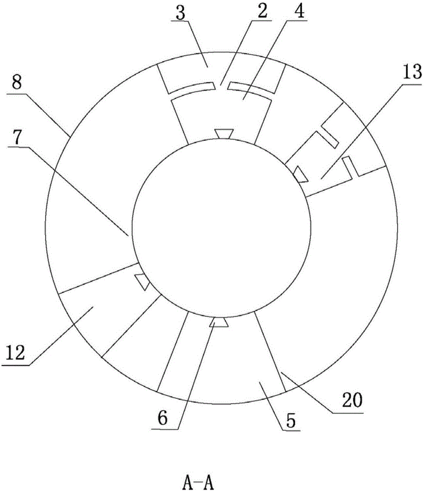 Full-frequency-band variable-structure hydraulic filtering device