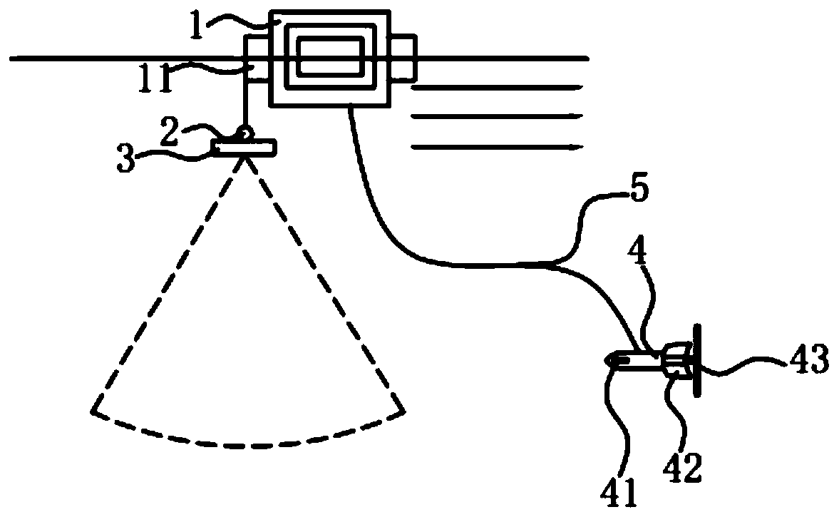 Device and method for evaluating offshore sea level rise based on river runoff