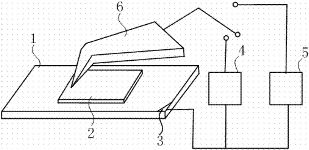 Method for measuring mobility of graphene microcell with semiconductor as substrate