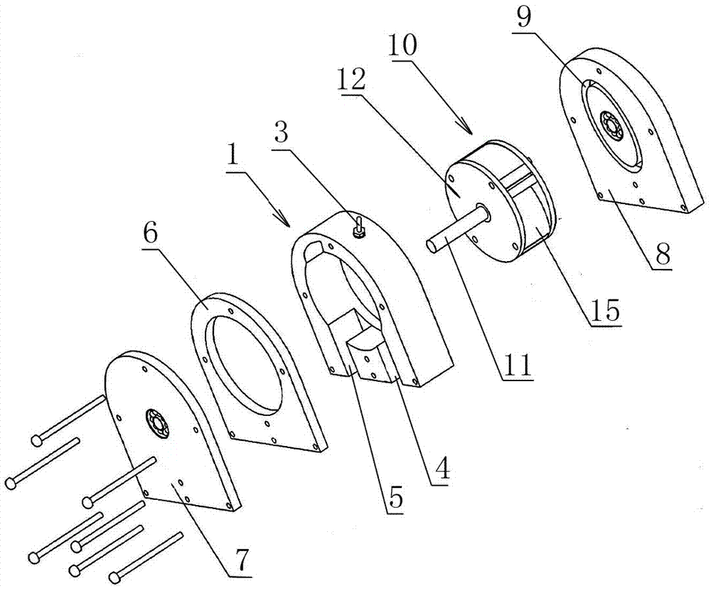 A rotary engine and its continuous combustion method