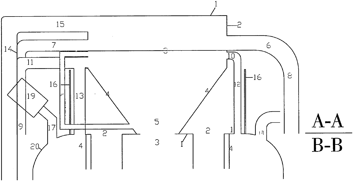 Environment-friendly energy-saving efficient waste incineration power generation gasified parent-subsidiary boiler