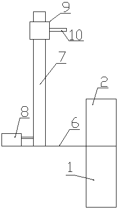 Steel pipe cutting device for reservoir