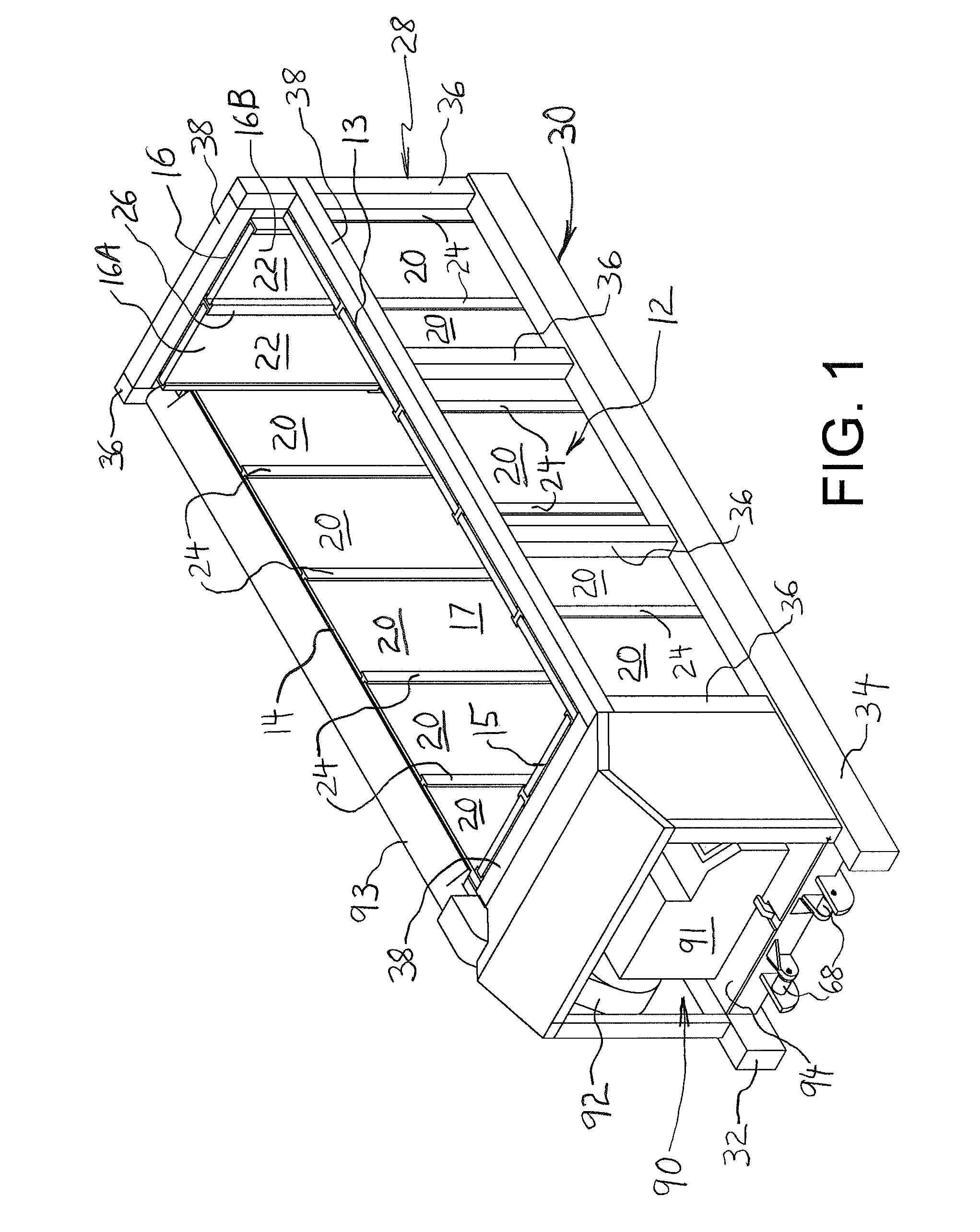 Roll-off firebox apparatus