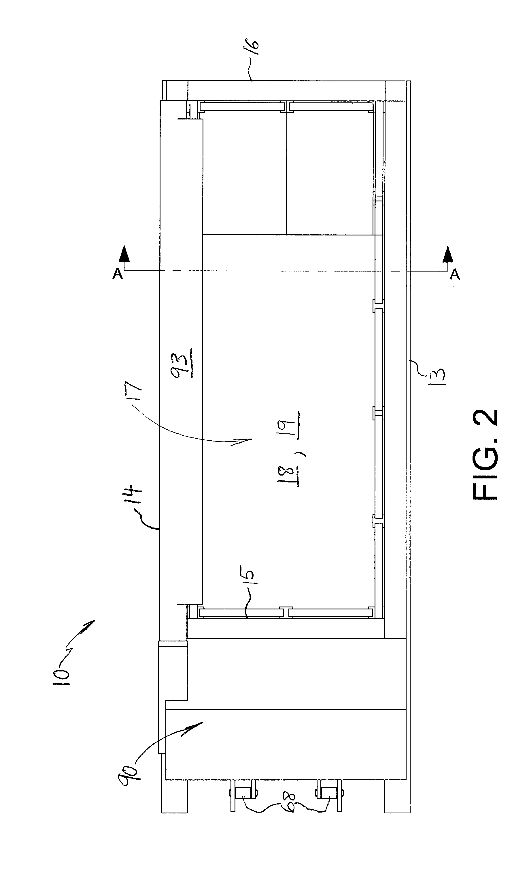 Roll-off firebox apparatus