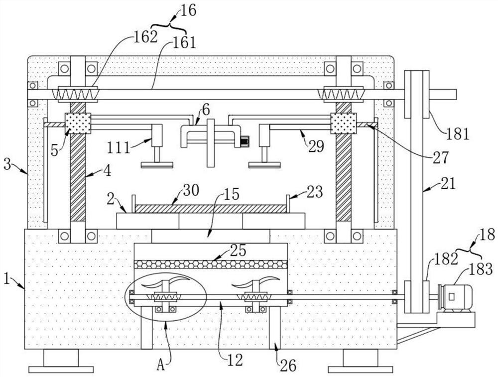 Plate cutting device capable of achieving automatic stabilization and self-cleaning