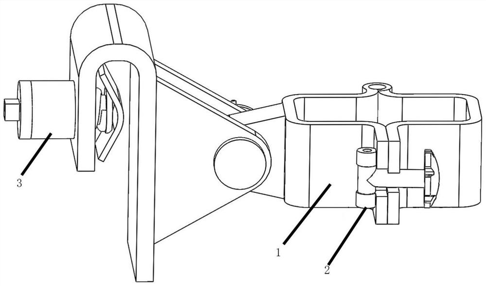 Equipment framework fixing ladder stand device