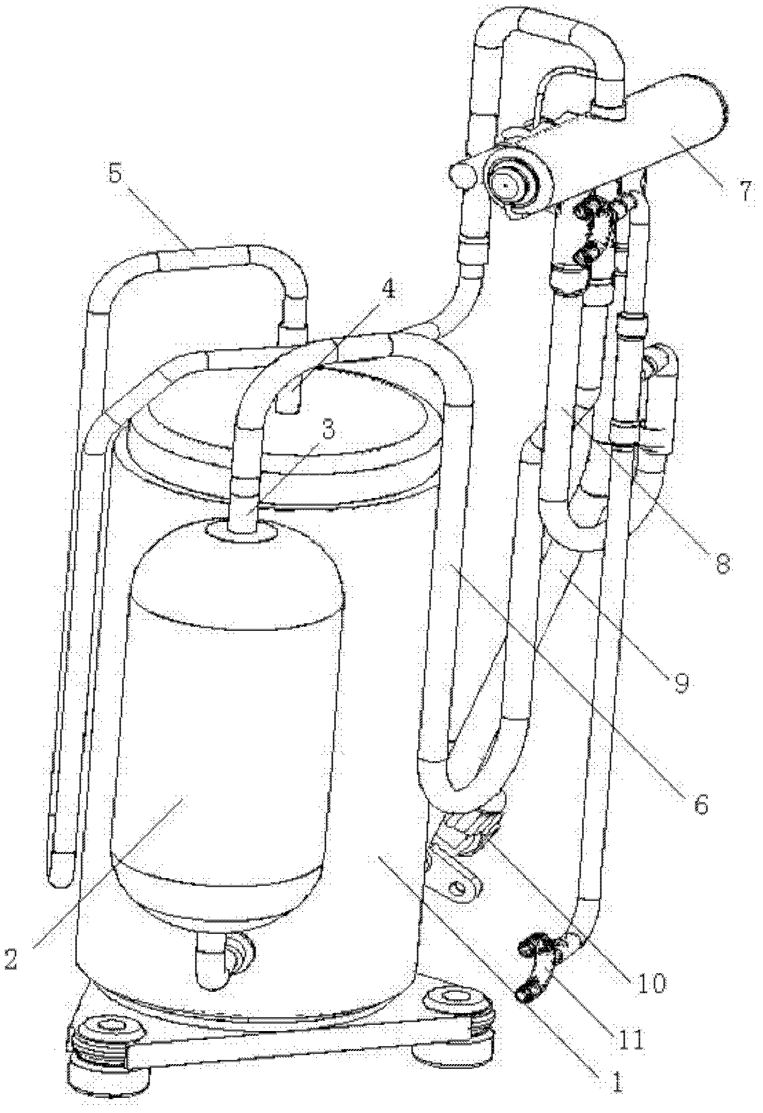 Method for evaluating fatigue reliability of piping of inverter air conditioner