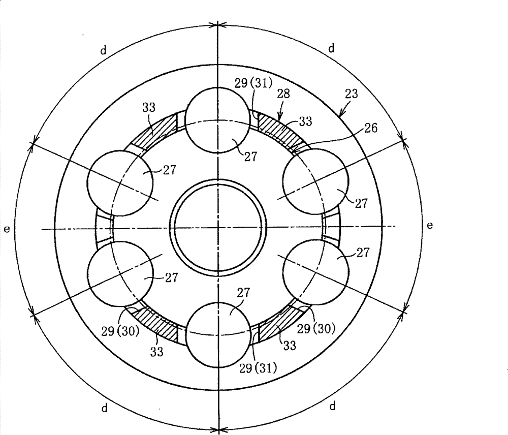 Fixed constant velocity universal joint