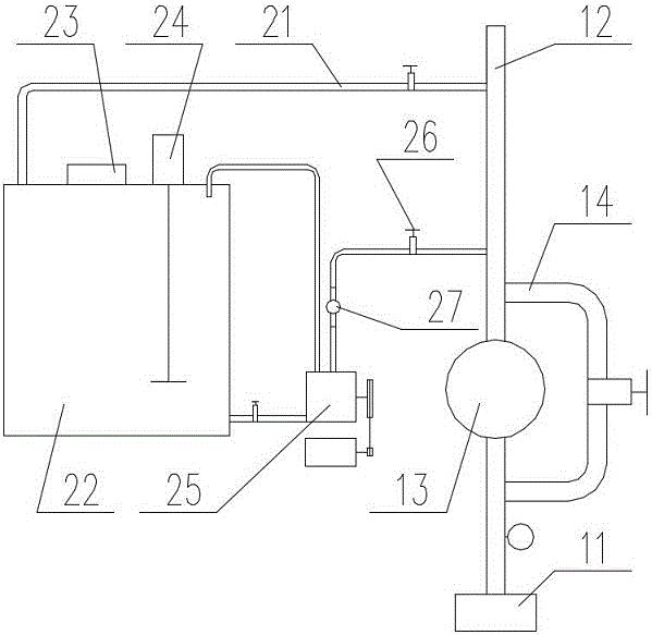 Reel sprinkling irrigation machine capable of synchronously applying fertilizers or spraying pesticides