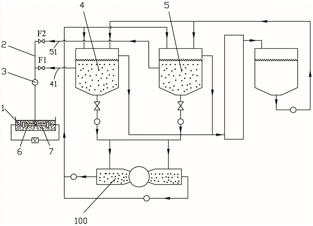 Device and method for measuring concentration of graphite in insulating oil during mill roll electro-discharge texturing process