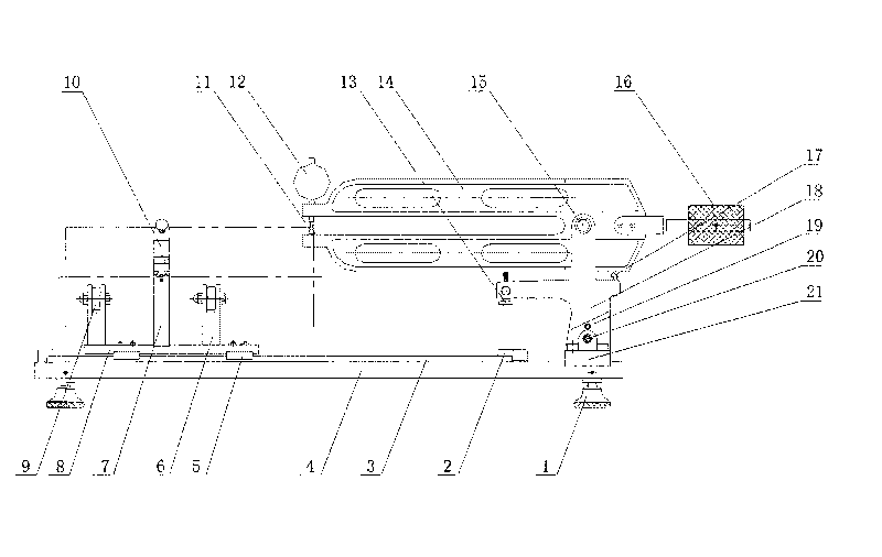 Mechanical portable measuring instrument