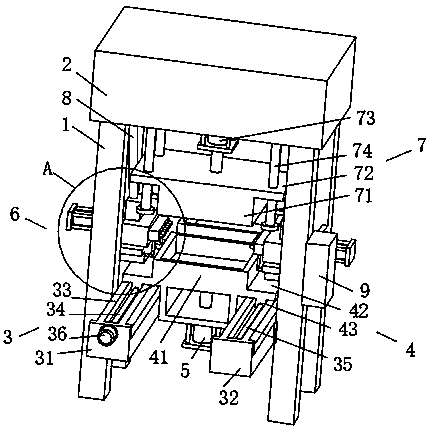 Constant temperature type double-station hot core box core shooting machine