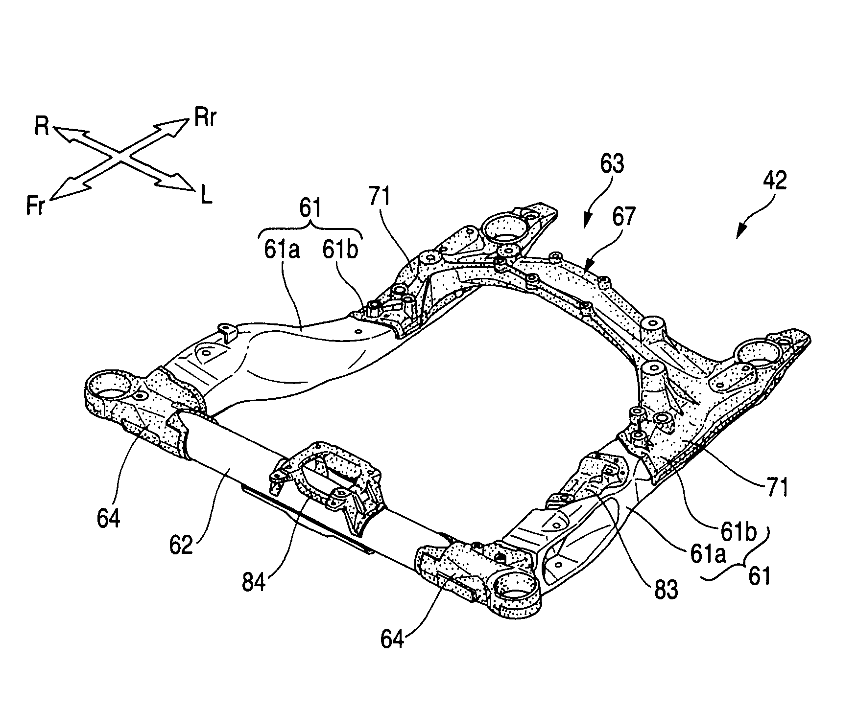 Body frame structure